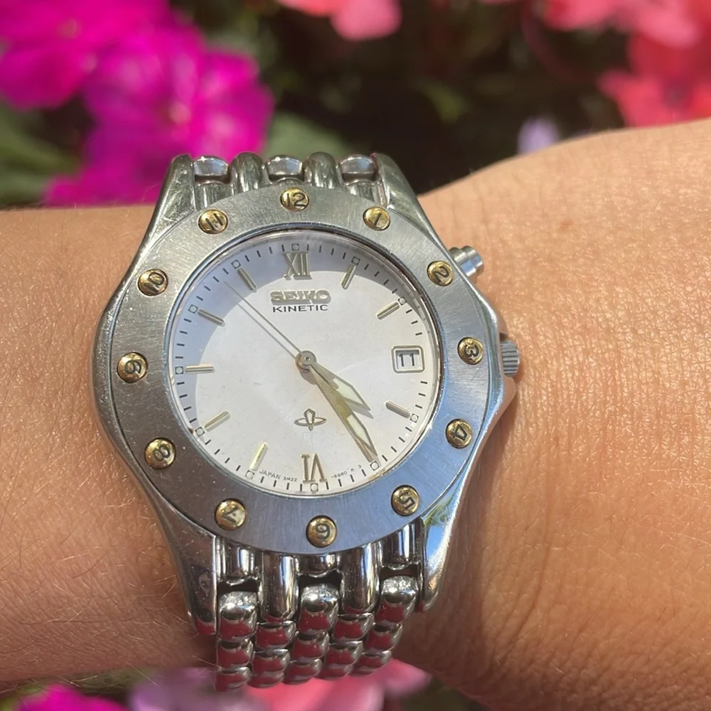 🚨RARE MEN'S SEIKO Kinetic Premier Club Special Edition No# 782/1000 🚨